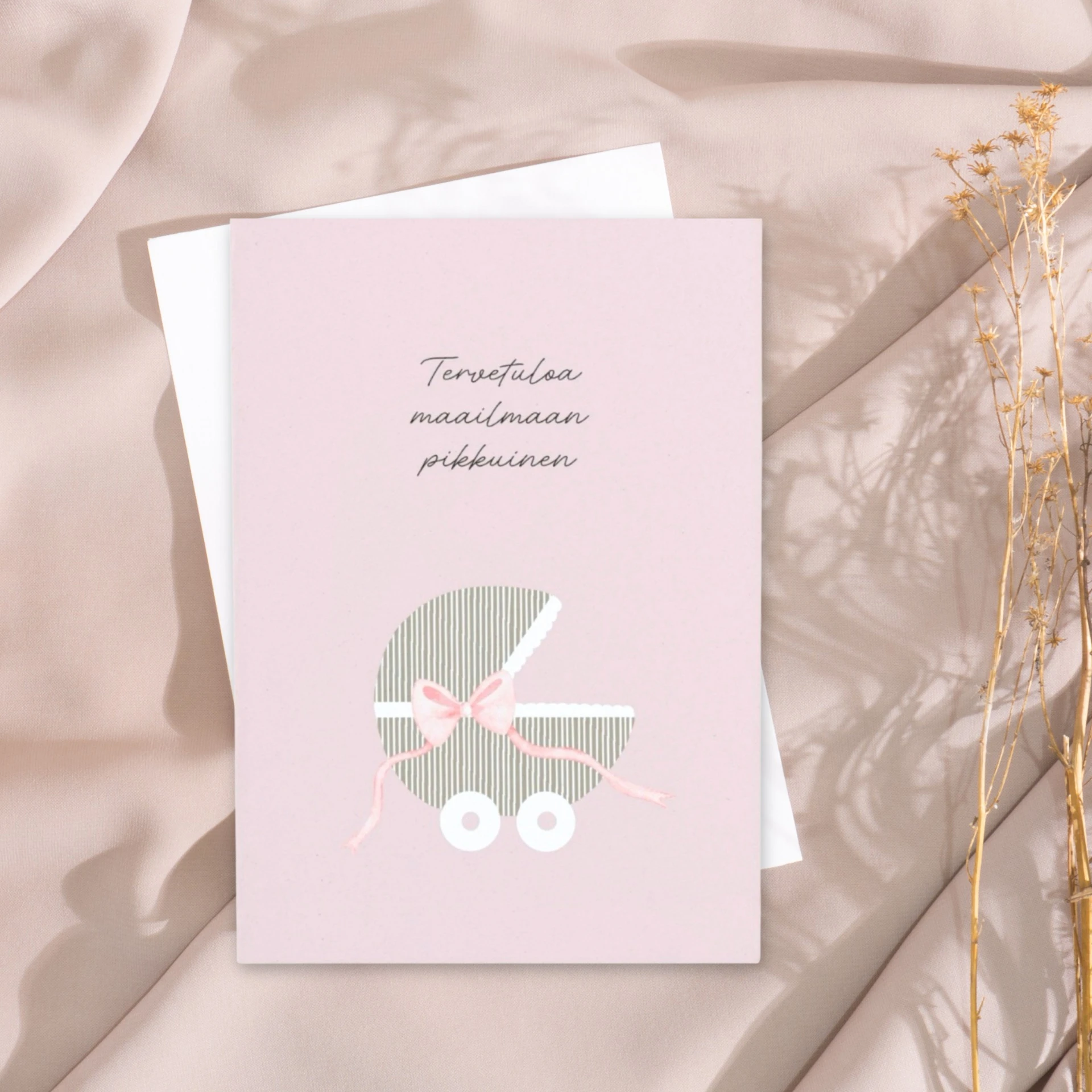 Onnittelukortit vastasyntyneelle