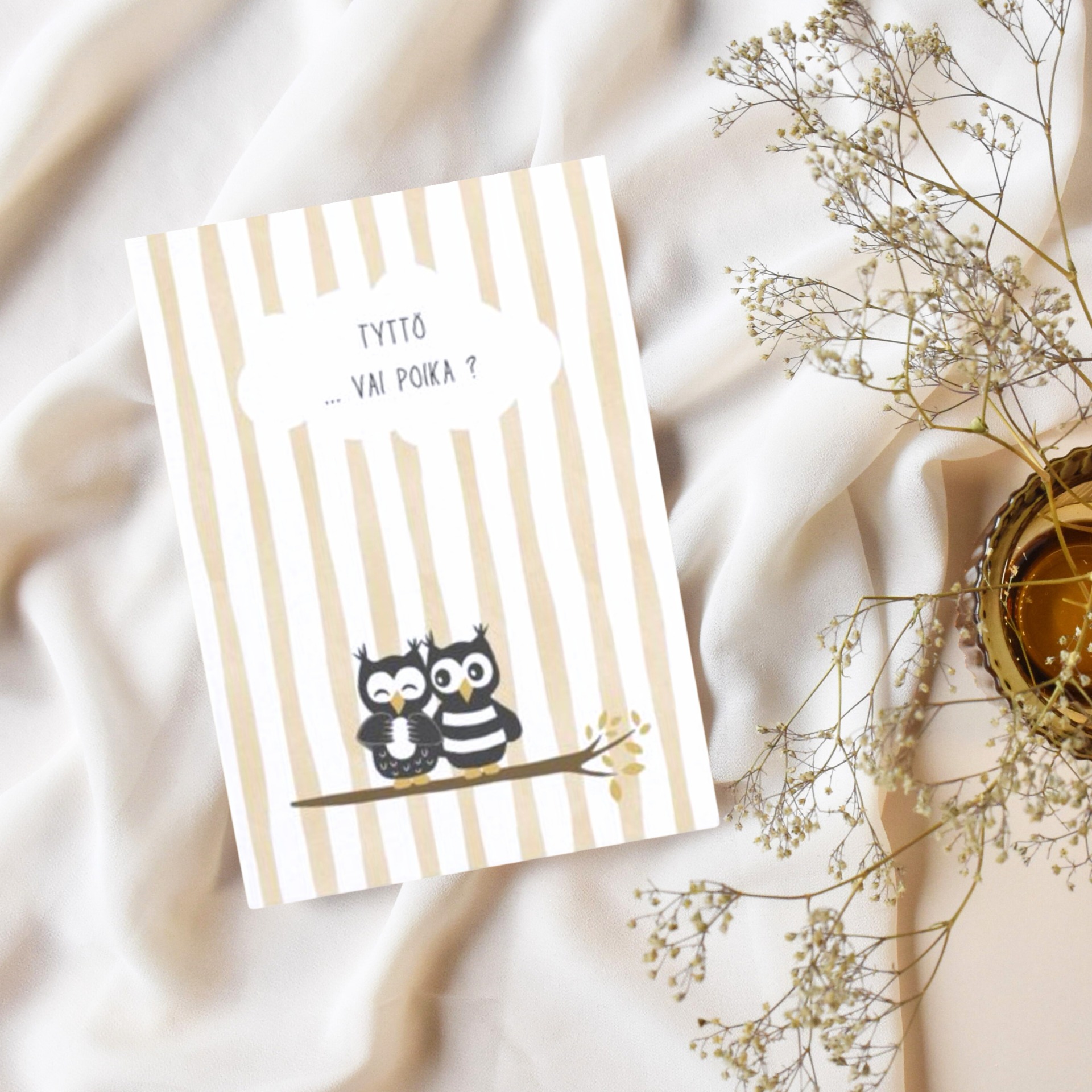 Sukupuolenpaljastuskortin kansi